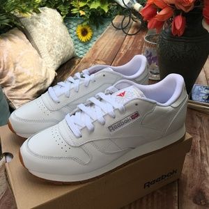 Reebok Classic Leather Shoes Sneakers Womens 9.5